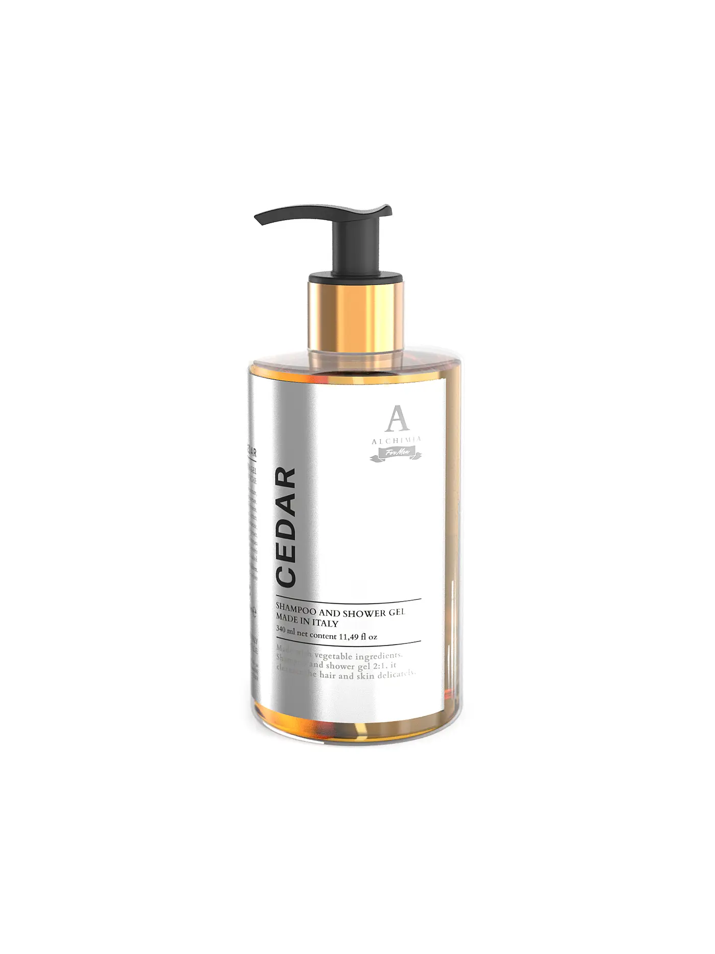 ALCHIMIA SOAP | Duschgel TOBACCO 350ml | silber